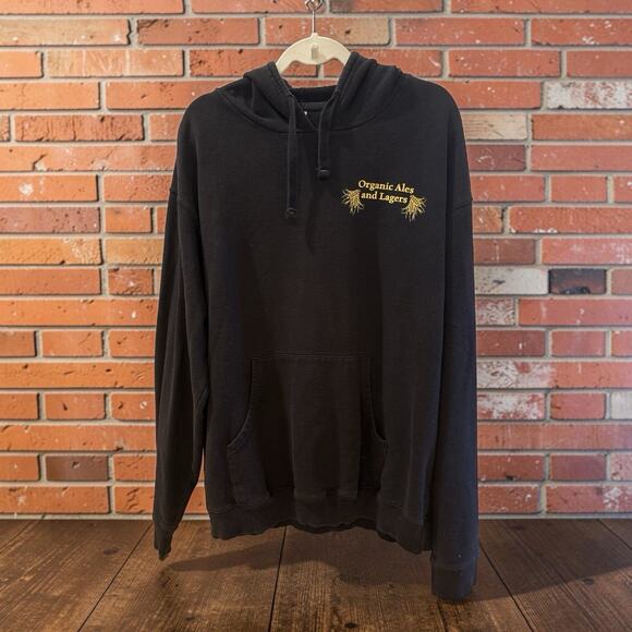 Ukiah Brewing Co. Other - VINTAGE XL Ukiah Brewing Co. Black Pullover Hoodie Organic Ales & Lagers Brewery